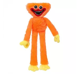 Хаги Ваги Мягкая игрушка (Huggy Wuggy) Masyasha обнимашка монстрик с липучками на руках 40см - Оранжевый