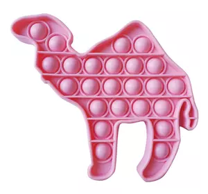 Pop It Антистресс Игрушка - (Поп Ит - Попит - Popit) - Светло-розовый Верблюд