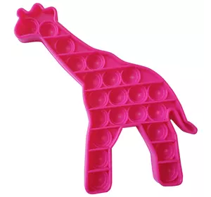 Pop It Антистресс Игрушка - (Поп Ит - Попит - Popit) - Розовый Жираф
