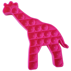 Pop It Антистресс Игрушка - (Поп Ит - Попит - Popit) - Розовый Жираф