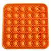 Pop It Антистресс Игрушка - (Поп Ит - Попит - Popit) - Оранжевый квадрат