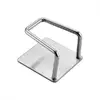 Универсальный крючок-держатель для мочалки в раковину нержавеющая сталь Haowa Kitchen Hook 3M 1шт Серебристый
