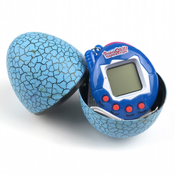 Игрушка электронный питомец Тамагочи в Яйце Динозавра M+ Eggshell Game Синий