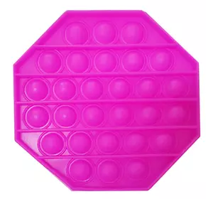 Pop It Антистресс Игрушка - (Поп Ит - Попит - Popit) - Светло-розовый восьмиугольник