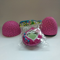 Игрушка электронный питомец Тамагочи в Яйце Динозавра M+ Eggshell Game Розовый