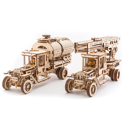 Механические 3D пазлы UGEARS - Набор дополнений к модели «Грузовик UGM-11»