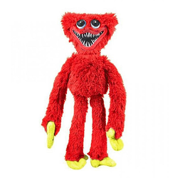 Хаги Ваги Мягкая игрушка (Huggy Wuggy) Masyasha обнимашка монстрик с липучками на руках 40см  Красная