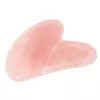 Скребок ГуаШа Сердце - Розовый Кварц - Без упаковки