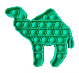 Pop It Антистресс Игрушка - (Поп Ит - Попит - Popit) - Зелёный Верблюд