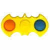 Simple Dimple Антистресс Игрушка Симпл Дмимпл - (Pop It - Поп Ит - Попит - Popit) - Жёлтый Спиннер Бэтмен - 2 пупырки