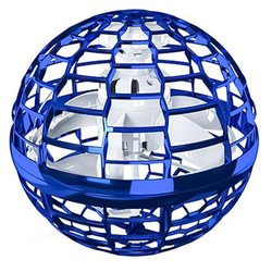 Летающий шар спиннер светящийся FlyNova pro Flying spinner мяч бумеранг для детей Синий