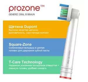 Насадки для зубной щетки ORAL-B - ProZone PRO-3D Classic (4 шт)