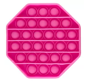 Pop It Антистресс Игрушка - (Поп Ит - Попит - Popit) - Розовый восьмиугольник