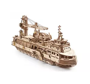 Механические 3D пазлы UGEARS - «Научно-исследовательское судно»