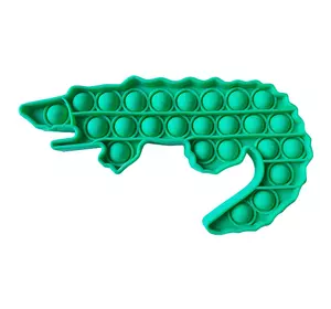 Pop It Антистресс Игрушка - (Поп Ит - Попит - Popit) - Зелёный Крокодил