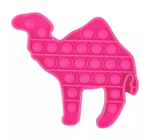 Pop It Антистресс Игрушка - (Поп Ит - Попит - Popit) - Розовый Верблюд