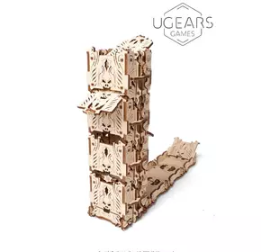 Механические 3D пазлы UGEARS - "Модульний Дайс Тауэр для настольных игр"