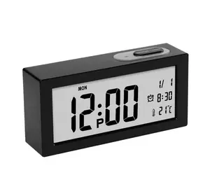Настольные часы-будильник-ночник AngCan AQ-138 Black