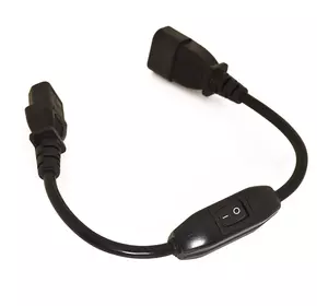 Сетевой шнур с выключателем для мультиварок и хлебопечек C14-C13 Switch Cable 10A
